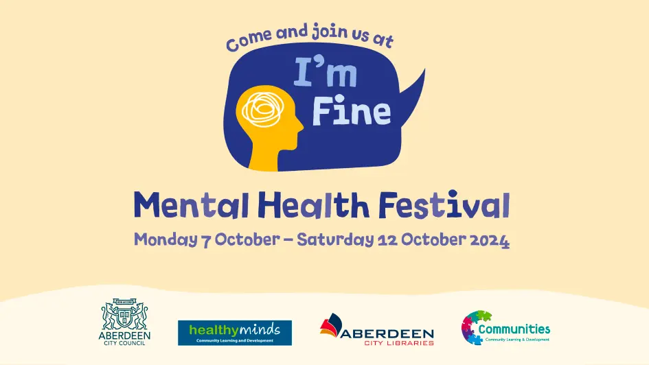 A vibrant mental health festival showcasing various booths, activities, and attendees engaging in wellness discussions and support.